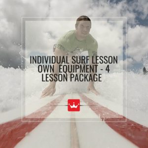 surf lesson with your own equipment