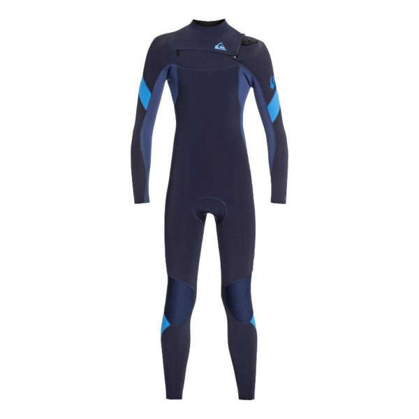 Quiksilver - Boys 4/3mm Syncro Chest Zip GBS Wetsuit
